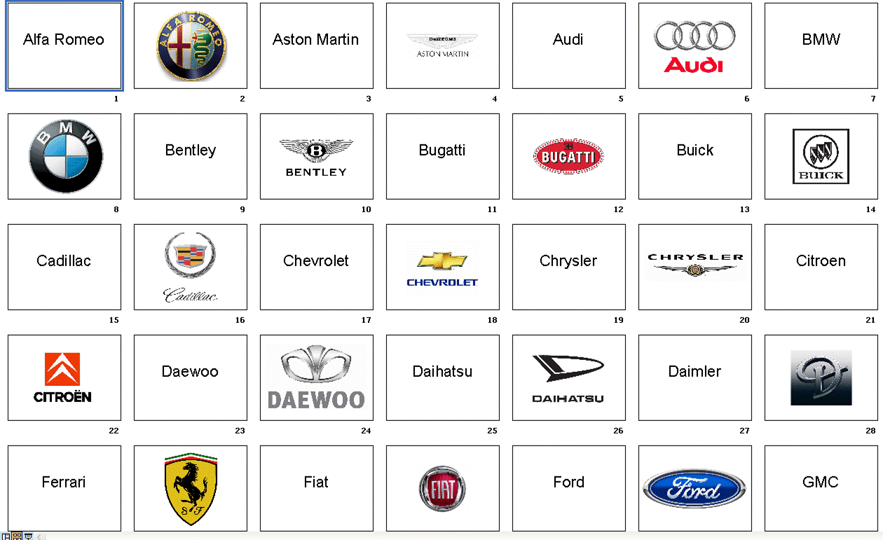 car logos, car logos and name, car logos list