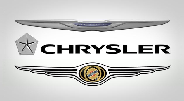 Various models of Chrysler logo