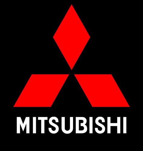 Mitsubishi logo in red and white colors
