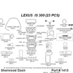 Lexus IS300 dashboard parts